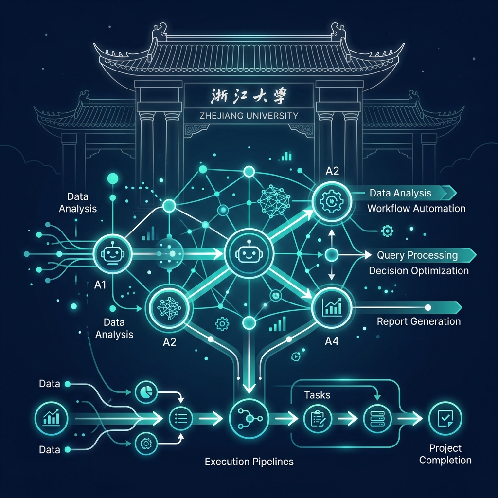 ZJUAANC - Seeking Truth · Intelligent Agents · Connecting the Future